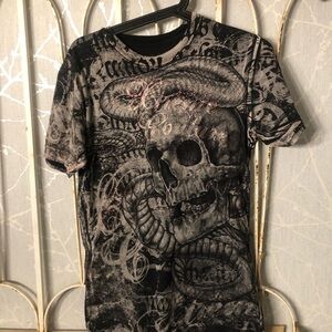 Y2K Skeleton shirt